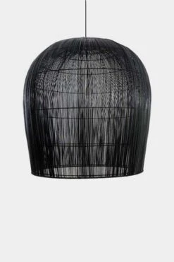 Huisverlichting -Huisverlichting ay illuminate hanglamp buri bulb zwart o79cm 1