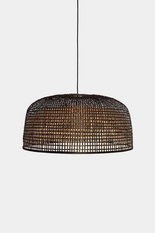 Ay Illuminate Hanglamp Doppio Grid Dark Bamboe ø80cm 4 Ay Illuminate Hanglamp Doppio Grid Dark Bamboe ø80cm - Afbeelding 2