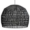 Ay Illuminate Hanglamp Nama 3 Zwart Rotan ø72cm