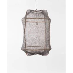 Ay Illuminate Hanglamp Z2 Blond Sisal Net Grijs ø67x100cm