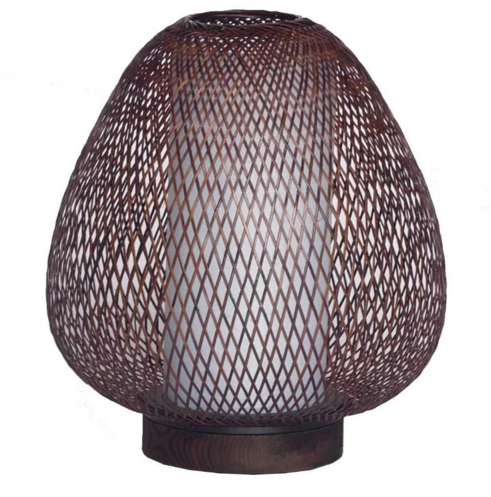 Ay Illuminate Tafellamp Twiggy Egg Bruin Bamboe ø30cm 3 Ay Illuminate Tafellamp Twiggy Egg Bruin Bamboe ø30cm