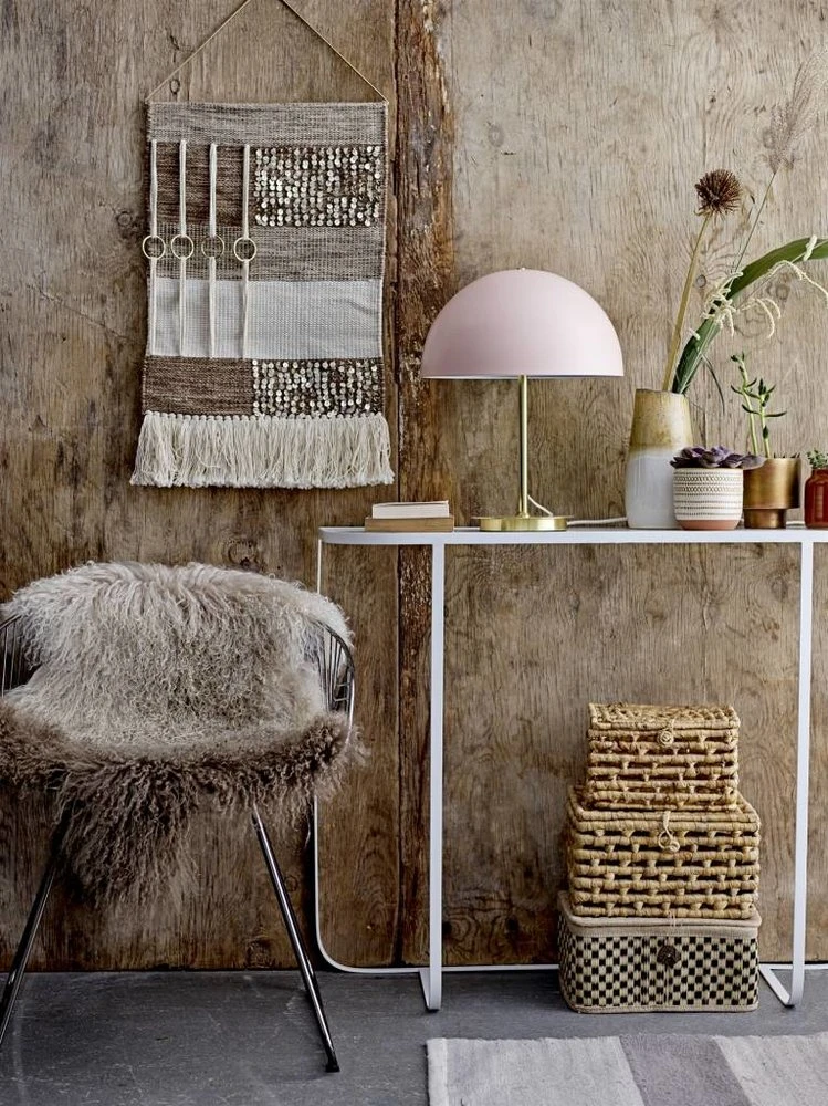 Bloomingville Tafellamp Goud Look Met Roze Lampenkap 4 Bloomingville Tafellamp Goud Look Met Roze Lampenkap - Afbeelding 3