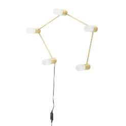 Bloomingville Tafellamp/muurlamp Metaal - Goud 9 Bloomingville Tafellamp/muurlamp Metaal - Goud -Huisverlichting bloomingville tafellamp muurlamp metaal goud 2