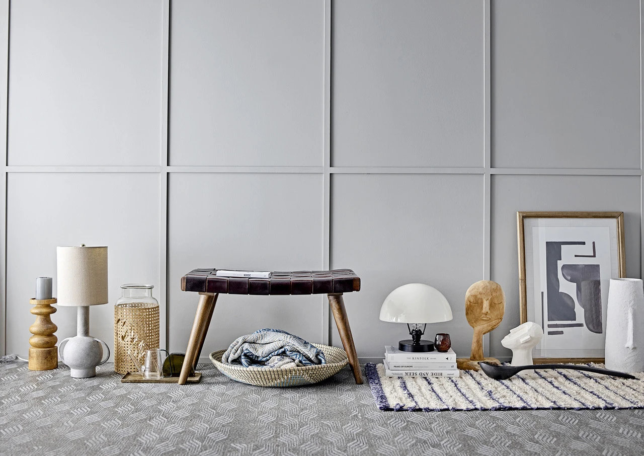 Bloomingville Tafellamp Terracotta - Grijs 6 Bloomingville Tafellamp Terracotta - Grijs - Afbeelding 4