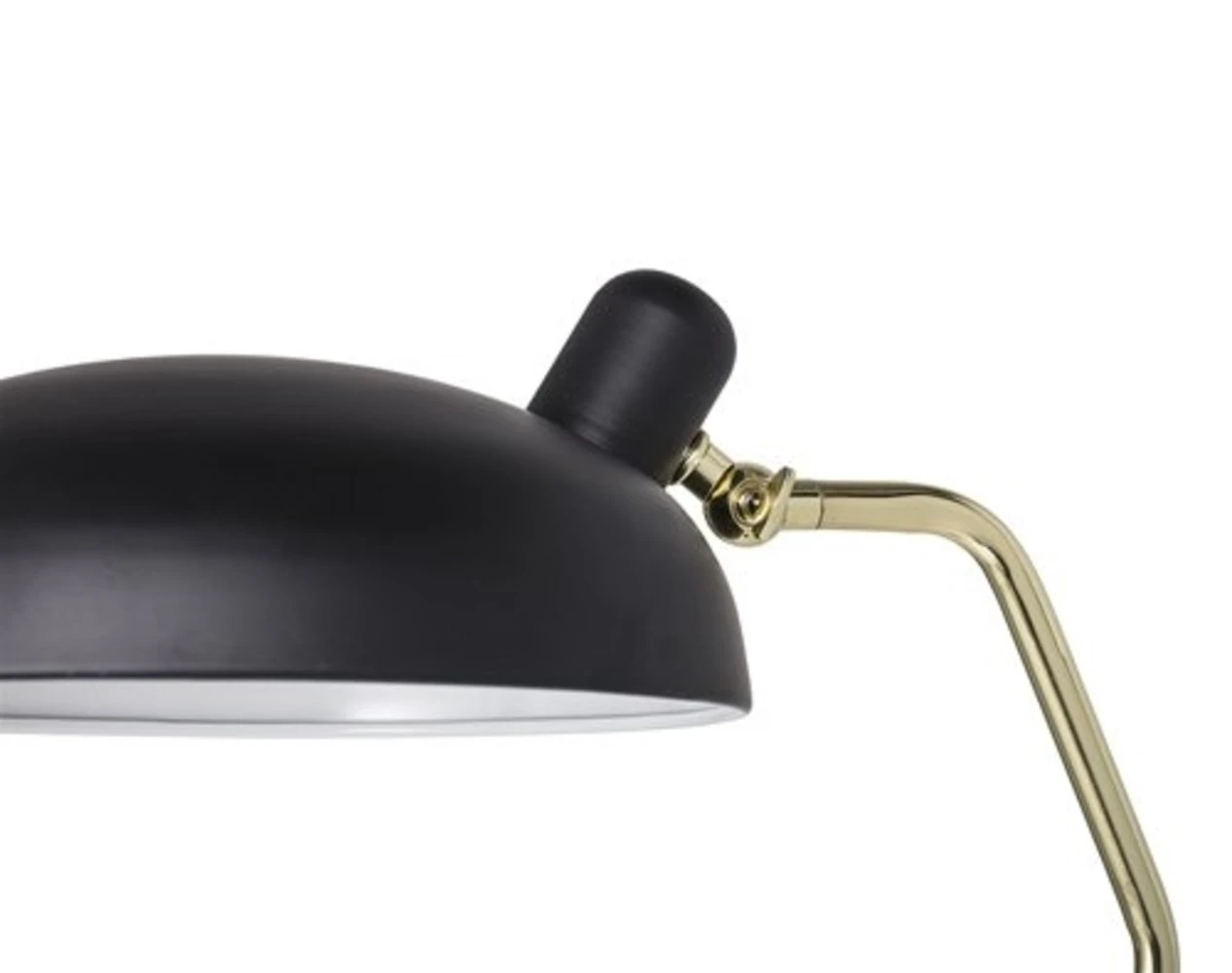 Bloomingville Vloerlamp Zwart Metaal Met Gold Finish 4 Bloomingville Vloerlamp Zwart Metaal Met Gold Finish - Afbeelding 2
