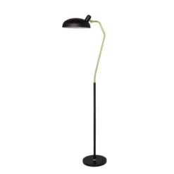 Bloomingville Vloerlamp Zwart Metaal Met Gold Finish