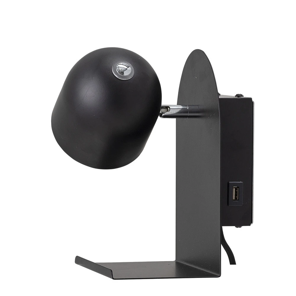 Bloomingville Wandlamp LED Metaal - Zwart 8 Bloomingville Wandlamp LED Metaal - Zwart - Afbeelding 6
