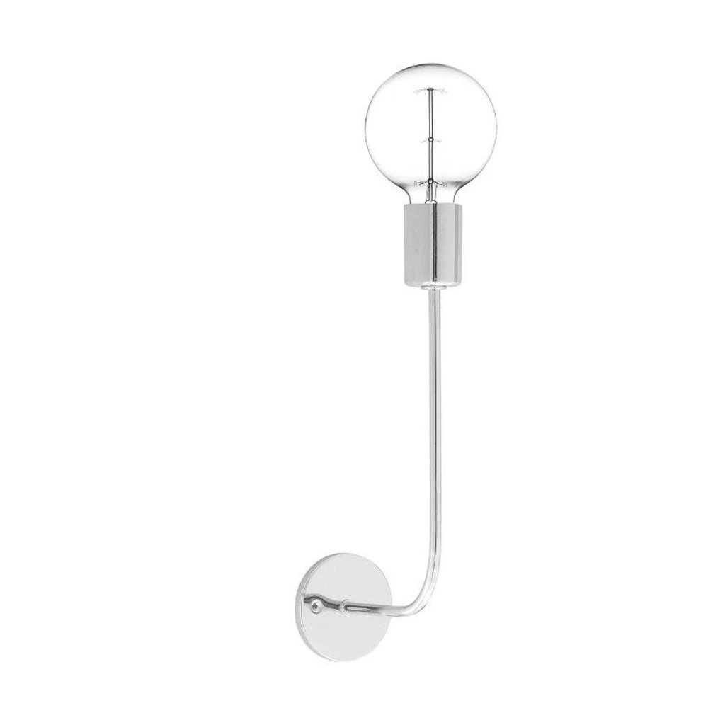 Bloomingville Wandlamp Zilver Metaal 3 Bloomingville Wandlamp Zilver Metaal