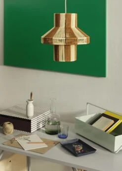 Broste Copenhagen Diana Lampenkap Bruin Ø28cm - 70195005 -Huisverlichting broste copenhagen diana lampenkap bruin 28cm 70195 1