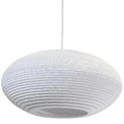 Graypants Disc16 Hanglamp Wit Karton Ø43x19cm