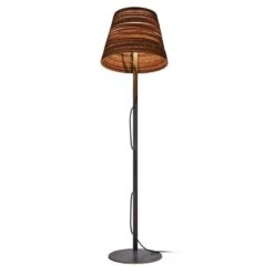 Graypants Tilt Vloerlamp Bruin Karton Ø46x35x170cm