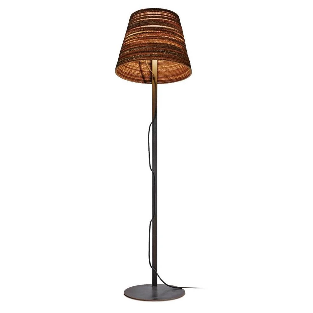 Graypants Tilt Vloerlamp Bruin Karton Ø46x35x170cm 3 Graypants Tilt Vloerlamp Bruin Karton Ø46x35x170cm