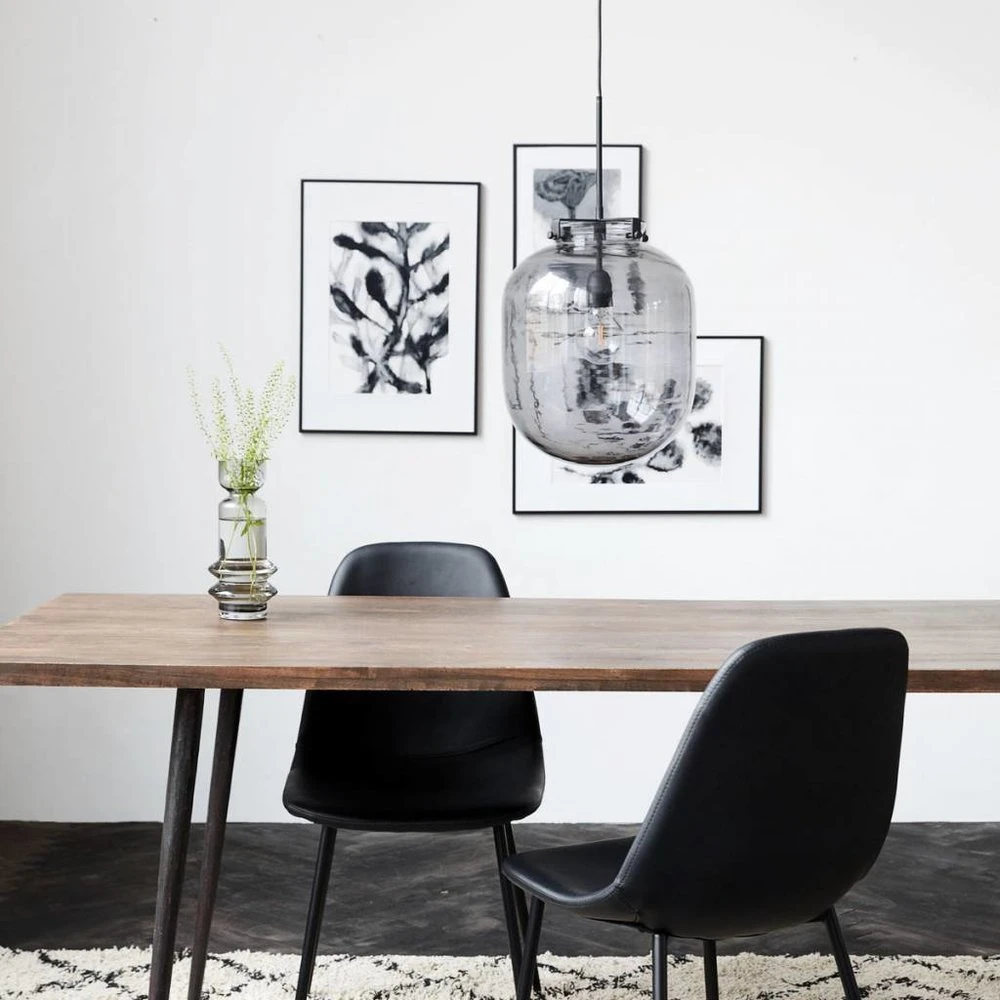 House Doctor Ball Hanglamp Grijs Glas 5 House Doctor Ball Hanglamp Grijs Glas - Afbeelding 3