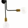 House Doctor Molecular Wandlamp Zwart Metaal Messing 1 House Doctor Molecular Wandlamp Zwart Metaal Messing -Huisverlichting house doctor molecular wandlamp zwart metaal messi