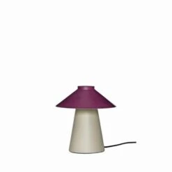 Hubsch Chipper Tafellamp Zand/burgundy - 961615
