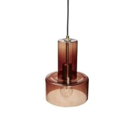 Hubsch Hanglamp Glas - Bruin -Huisverlichting hubsch hanglamp glas bruin 1