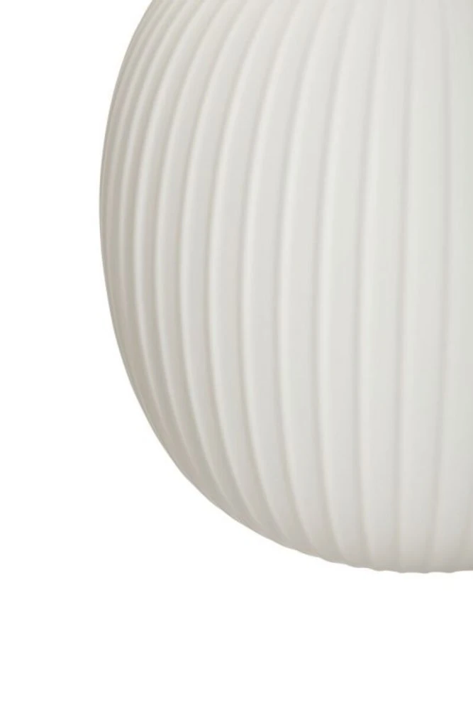 Hubsch Hanglamp Glas - Wit/messing ø42cm 7 Hubsch Hanglamp Glas - Wit/messing ø42cm - Afbeelding 5