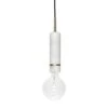 Hubsch Hanglamp Wit Marmer Met Messing Detail 1 Hubsch Hanglamp Wit Marmer Met Messing Detail -Huisverlichting hubsch hanglamp wit marmer met messing detail