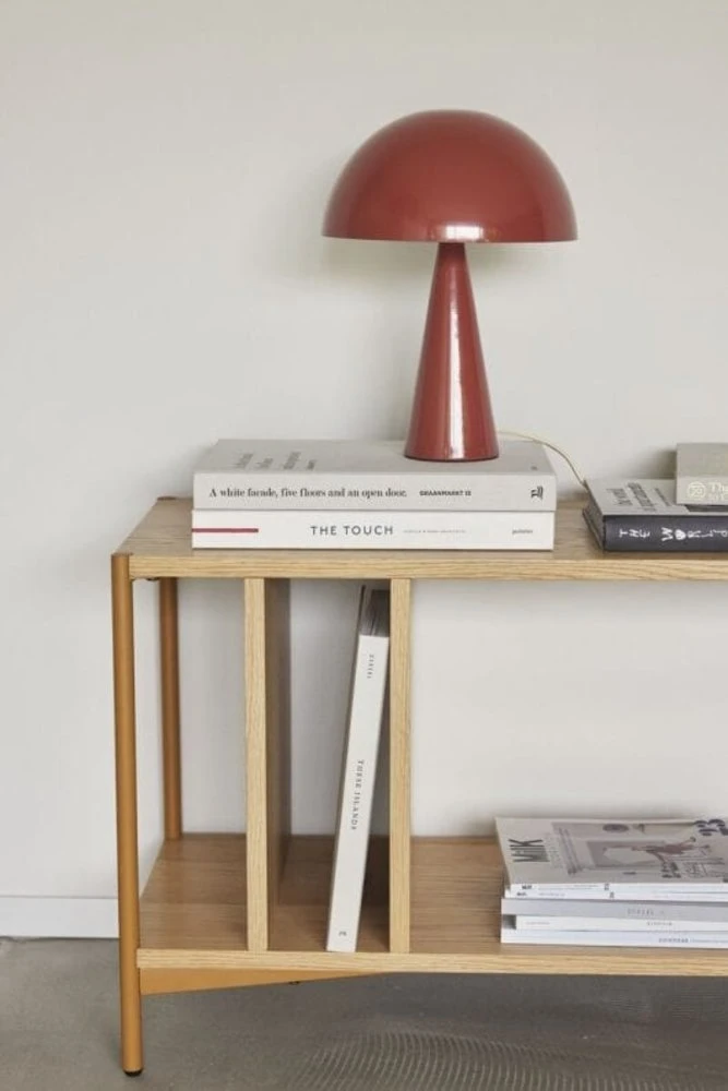 Hubsch Mush Tafellamp Mini Maroon - 991681 4 Hubsch Mush Tafellamp Mini Maroon - 991681 - Afbeelding 2