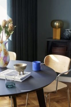 Hubsch Tafellamp Glas - Amber -Huisverlichting hubsch tafellamp glas amber 2