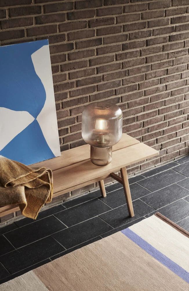 Hubsch Tafellamp Glas - Smoked 4 Hubsch Tafellamp Glas - Smoked - Afbeelding 2