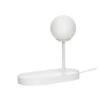 Hubsch Tafellamp Wit Metaal Met Lichtbol 2 Hubsch Tafellamp Wit Metaal Met Lichtbol -Huisverlichting hubsch tafellamp wit metaal met lichtbol