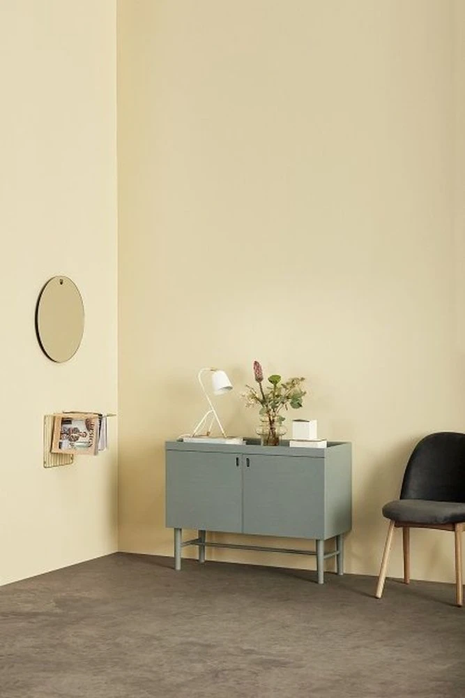 Hubsch Tafellamp Wit Metaal Met Messing Detail 4 Hubsch Tafellamp Wit Metaal Met Messing Detail - Afbeelding 2