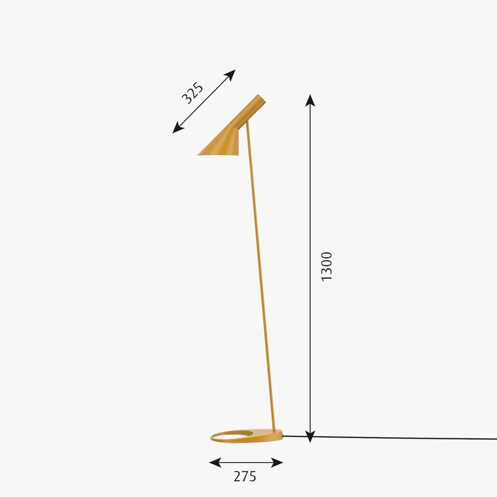 Louis Poulsen AJ Staande Lamp Okergeel - 5744169736 3 Louis Poulsen AJ Staande Lamp Okergeel - 5744169736 - Afbeelding 2