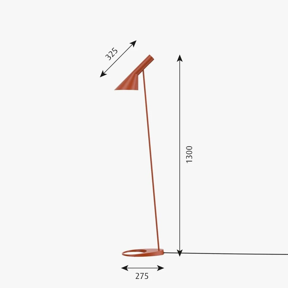 Louis Poulsen AJ Staande Lamp Roest - 5744169749 4 Louis Poulsen AJ Staande Lamp Roest - 5744169749 - Afbeelding 2