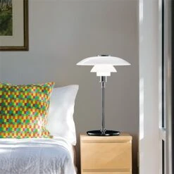 Louis Poulsen PH 4½-3½ Glas Tafellamp Chroom - 5744161501 -Huisverlichting louis poulsen ph 4 3 glas tafellamp chroom 5744161 4