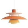 Louis Poulsen PH 5 Hanglamp Hues Of Orange - 5741099812 -Huisverlichting louis poulsen ph 5 hanglamp hues of orange 5741099