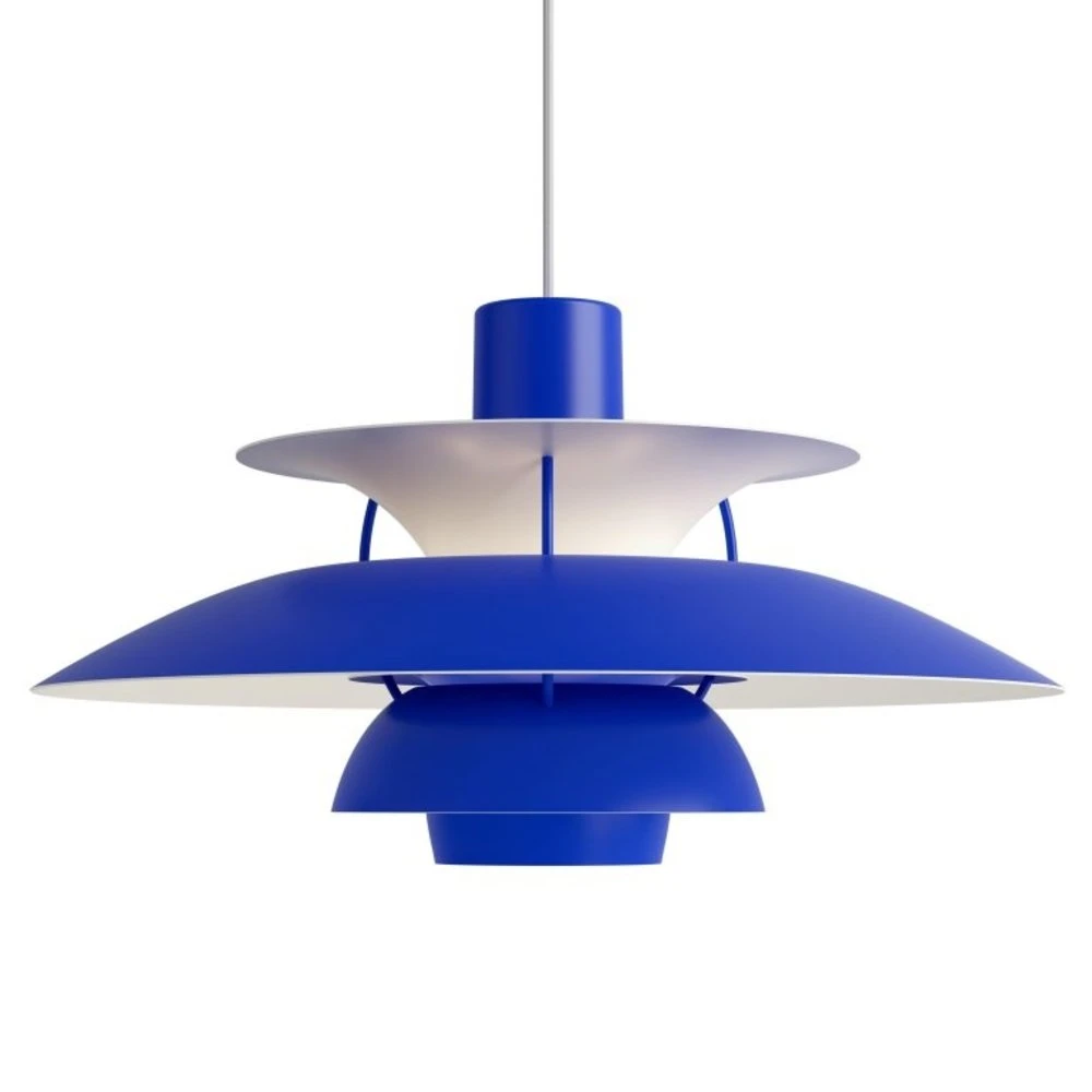 Louis Poulsen PH 5 Hanglamp Monochrome Blue - 5741104558 3 Louis Poulsen PH 5 Hanglamp Monochrome Blue - 5741104558