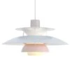Louis Poulsen PH 5 Hanglamp Oyster Blue Rose - 5741113073 2 Louis Poulsen PH 5 Hanglamp Oyster Blue Rose - 5741113073 -Huisverlichting louis poulsen ph 5 hanglamp oyster blue rose 57411
