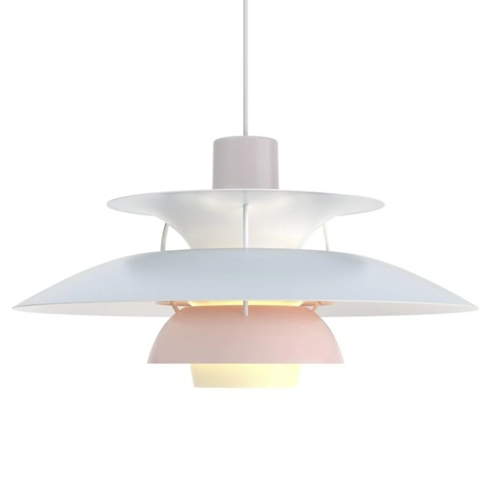 Louis Poulsen PH 5 Hanglamp Oyster Blue Rose - 5741113073 3 Louis Poulsen PH 5 Hanglamp Oyster Blue Rose - 5741113073