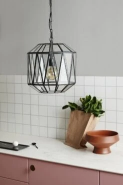 Nordal Ate Hanglamp Glas Triangels - Zwart -Huisverlichting nordal ate hanglamp glas triangels zwart 1
