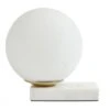 Nordal Enyo Tafellamp - Mat Wit Met Marmer -Huisverlichting nordal enyo tafellamp mat wit met marmer