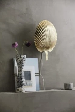 Nordal Gro Wandlamp - Goud -Huisverlichting nordal gro wandlamp goud 2