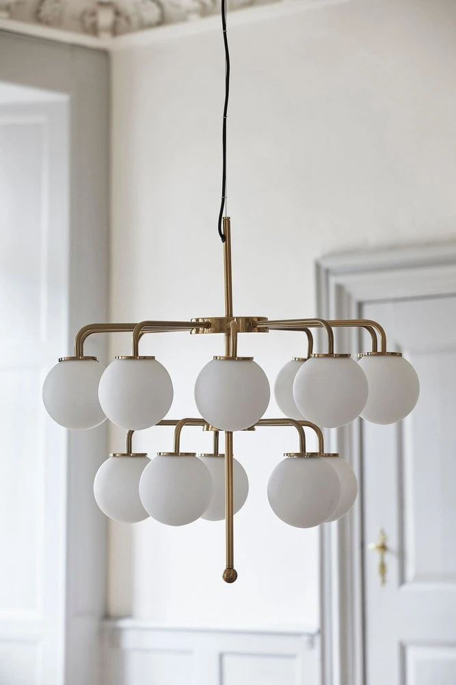 Nordal Palma Kroonluchter Wit/goud - 19401 4 Nordal Palma Kroonluchter Wit/goud - 19401 - Afbeelding 2