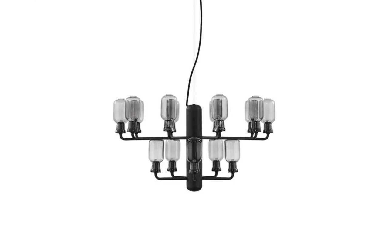 Normann Copenhagen AMP Chandelier Small Hanglamp Zwart 3 Normann Copenhagen AMP Chandelier Small Hanglamp Zwart