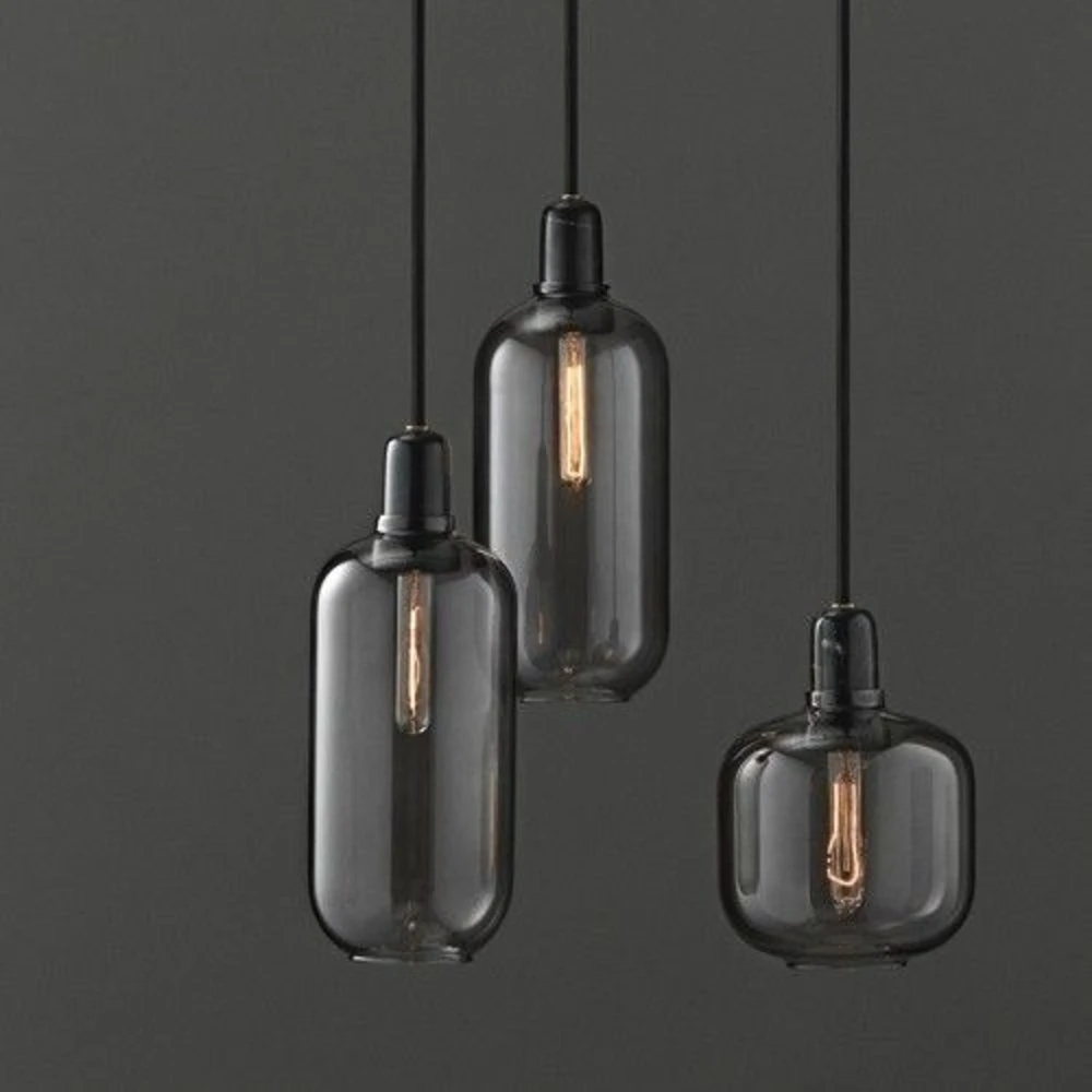 Normann Copenhagen AMP Small Hanglamp Smoke Zwart 8 Normann Copenhagen AMP Small Hanglamp Smoke Zwart - Afbeelding 6