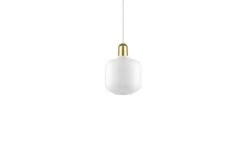 Normann Copenhagen AMP Small Hanglamp Wit Messing