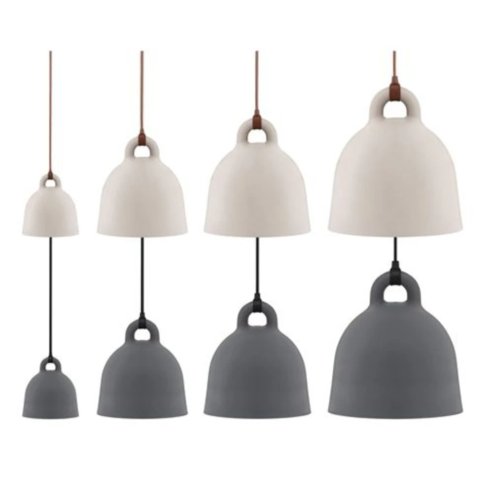 Normann Copenhagen Bell X-Small Hanglamp Grijs 4 Normann Copenhagen Bell X-Small Hanglamp Grijs - Afbeelding 2
