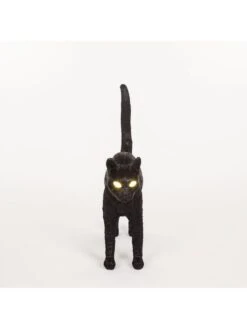 Seletti Jobby The Cat Lamp - Zwart -Huisverlichting seletti jobby the cat lamp zwart 6