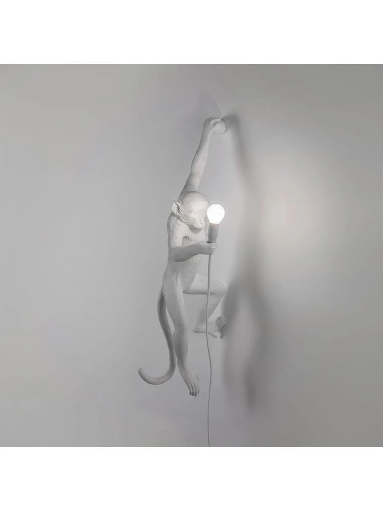 Seletti Monkey Lamp Hanging Left - Wit 8 Seletti Monkey Lamp Hanging Left - Wit - Afbeelding 6