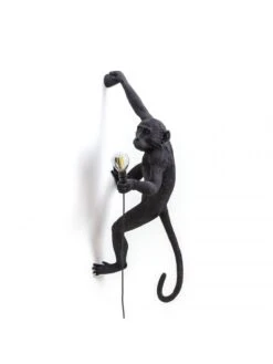 Seletti Monkey Lamp Hanging Right - Zwart 13 Seletti Monkey Lamp Hanging Right - Zwart -Huisverlichting seletti monkey lamp hanging right zwart 3