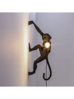 Seletti Monkey Lamp Hanging Right - Zwart 15 Seletti Monkey Lamp Hanging Right - Zwart -Huisverlichting seletti monkey lamp hanging right zwart 5