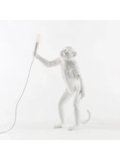 Seletti Monkey Lamp Standing - Wit 14 Seletti Monkey Lamp Standing - Wit -Huisverlichting seletti monkey lamp standing wit 2