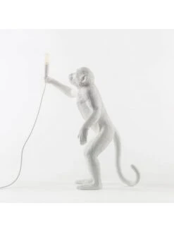 Seletti Monkey Lamp Standing - Wit 15 Seletti Monkey Lamp Standing - Wit -Huisverlichting seletti monkey lamp standing wit 3