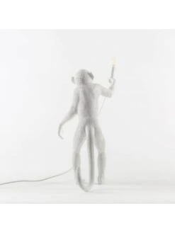 Seletti Monkey Lamp Standing - Wit 18 Seletti Monkey Lamp Standing - Wit -Huisverlichting seletti monkey lamp standing wit 6