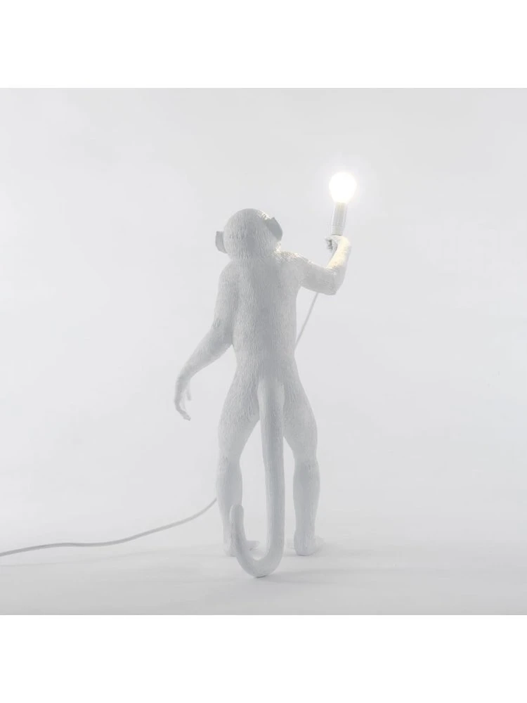 Seletti Monkey Lamp Standing - Wit 10 Seletti Monkey Lamp Standing - Wit - Afbeelding 8